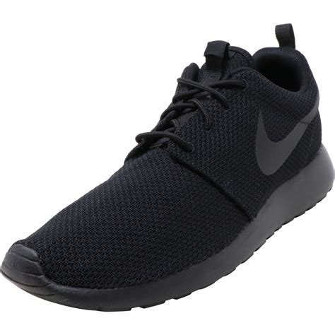 nike roshe all black herren sneaker größe 44|Nike Roshe run sneakers.